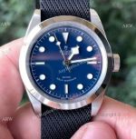 New! Swiss Replica Tudor Black Bay Cal.2824 Watch Bucherer Blue Face Nylon Strap